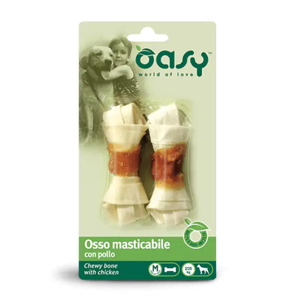 Oasy Osso masticabile per cani adulti con Pollo  Taglia cane M - formato 56 gr bauzaarit.myshopify.com