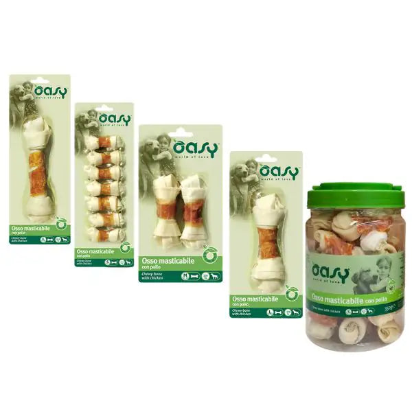 Oasy Osso masticabile per cani adulti con Pollo   bauzaarit.myshopify.com