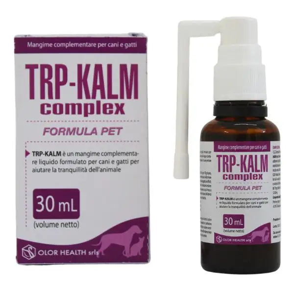 Olor TRP Kalm Complex Formula Pet calmante cane e gatto  30 ml bauzaarit.myshopify.com