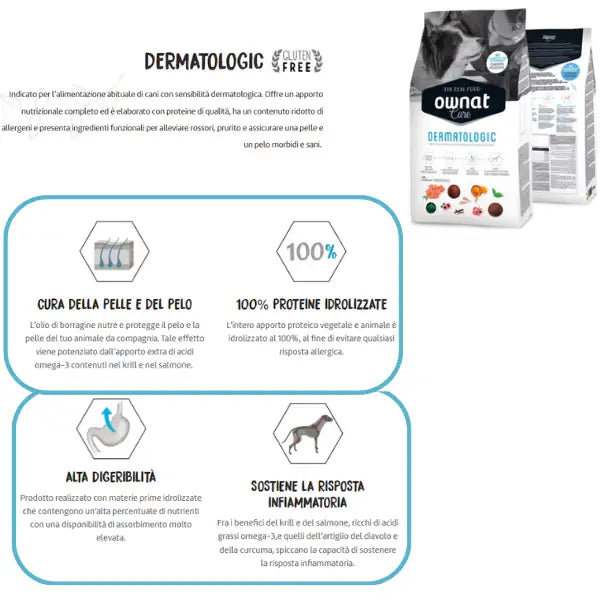Ownat Care All Breeds Adult Dermatologic linea Vet   bauzaarit.myshopify.com