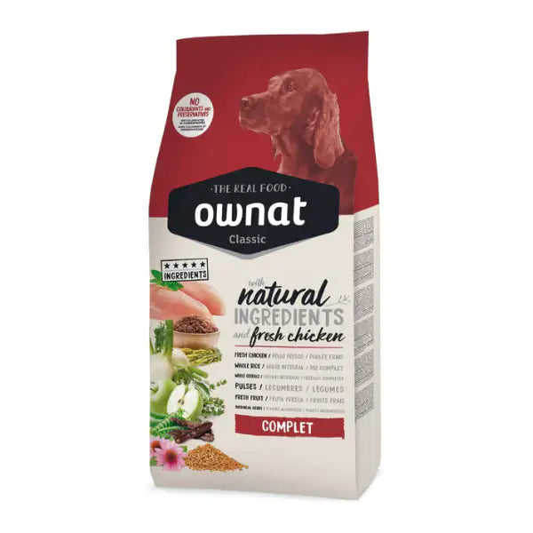 Ownat Classic Complet All Breeds Adult con pollo fresco  20 kg bauzaarit.myshopify.com