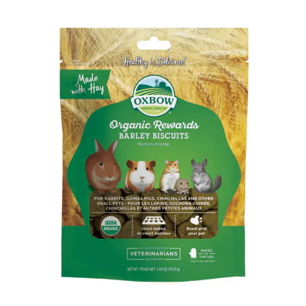 Oxbow Barley Biscuits biscotti d'orzo biologici  70 gr bauzaarit.myshopify.com