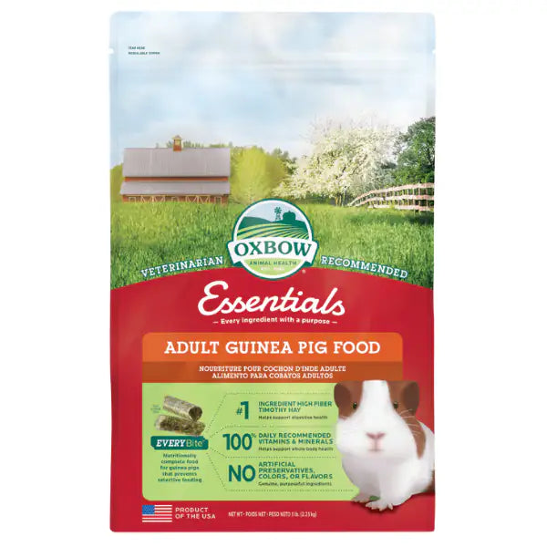 Oxbow Essential Adult Guinea Pig  2,27 kg bauzaarit.myshopify.com