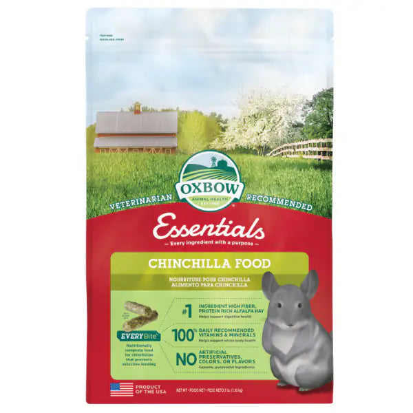 Oxbow Essential Chinchilla Deluxe  1,36 kg bauzaarit.myshopify.com