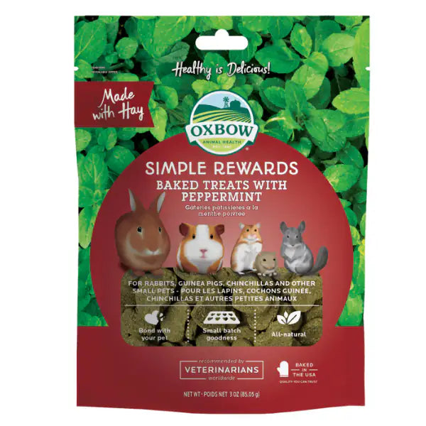 Oxbow Simple Rewards Baked Treats 60 gr   bauzaarit.myshopify.com