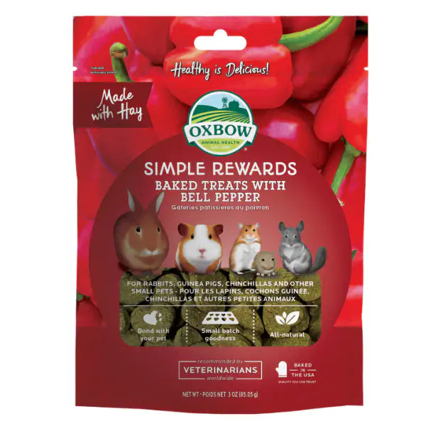 Oxbow Simple Rewards Baked Treats 60 gr   bauzaarit.myshopify.com