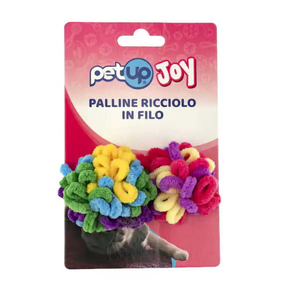 Palline per gatti Petup Joy  Ricciolo in filo bauzaarit.myshopify.com