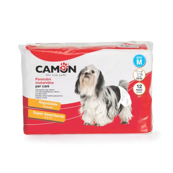 Pannolini Mutandina 12 pezzi Camon  Confezione da 12 pannolini - Tg. M bauzaarit.myshopify.com