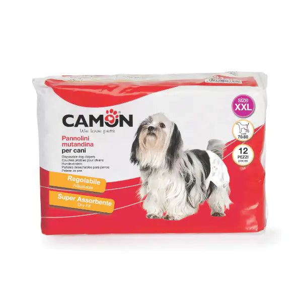 Pannolini Mutandina 12 pezzi Camon  Confezione da 12 pannolini - Tg. XXL bauzaarit.myshopify.com
