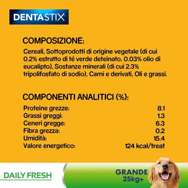 Pedigree Dentastix Fresh Large snack per l'igiene orale   bauzaarit.myshopify.com