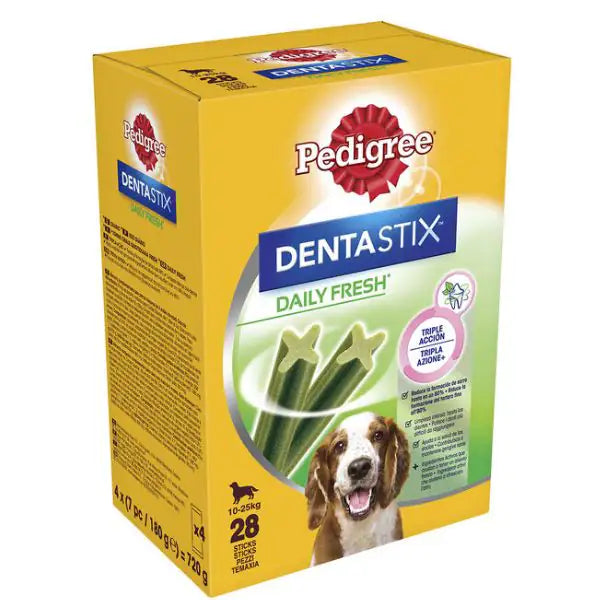 Pedigree Dentastix Fresh Medium snack per l'igiene orale  28 pezzi bauzaarit.myshopify.com