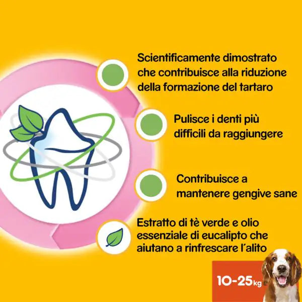 Pedigree Dentastix Fresh Medium snack per l'igiene orale   bauzaarit.myshopify.com