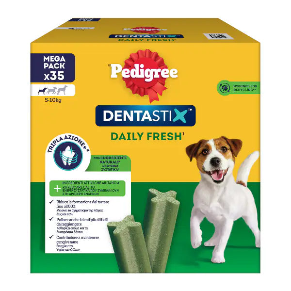 Pedigree Dentastix Fresh Mini snack per l'igiene orale  35 pezzi bauzaarit.myshopify.com