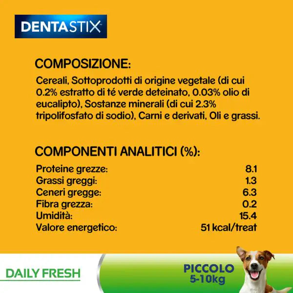 Pedigree Dentastix Fresh Mini snack per l'igiene orale   bauzaarit.myshopify.com
