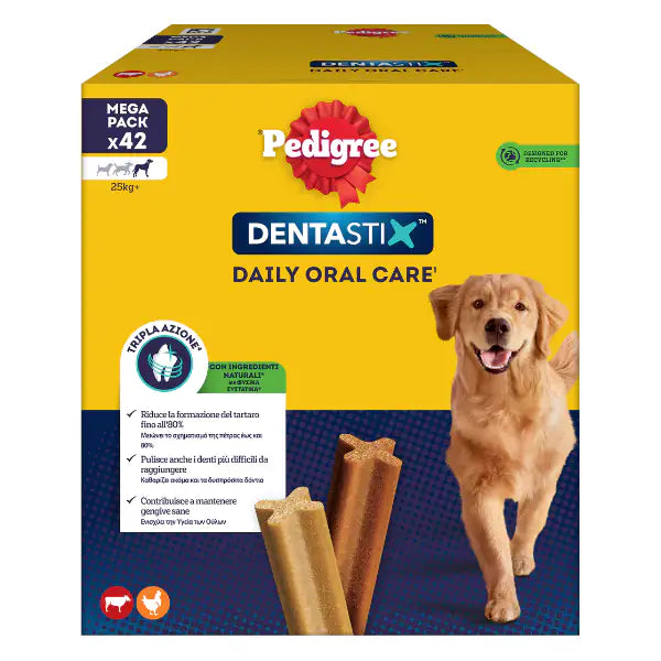 Pedigree Dentastix Large snack per l'igiene orale  42 pezzi bauzaarit.myshopify.com