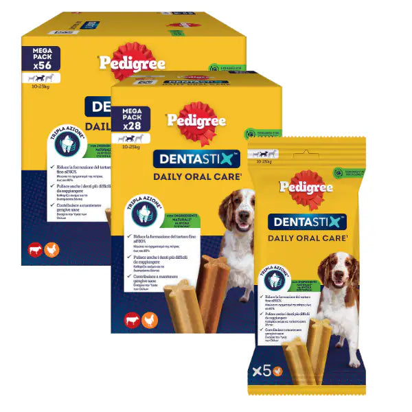 Pedigree Dentastix Medium snack per l'igiene orale   bauzaarit.myshopify.com