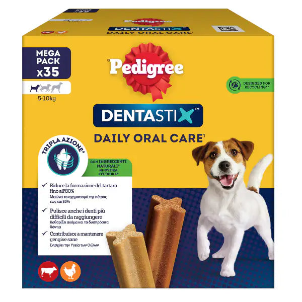Pedigree Dentastix Mini snack per l'igiene orale  35 pezzi bauzaarit.myshopify.com
