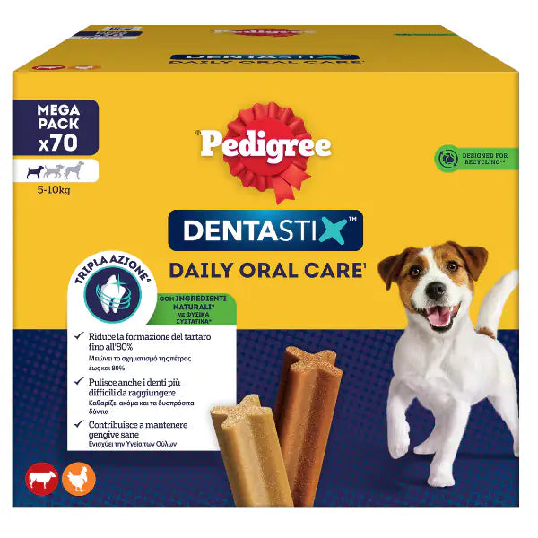 Pedigree Dentastix Mini snack per l'igiene orale  70 pezzi bauzaarit.myshopify.com