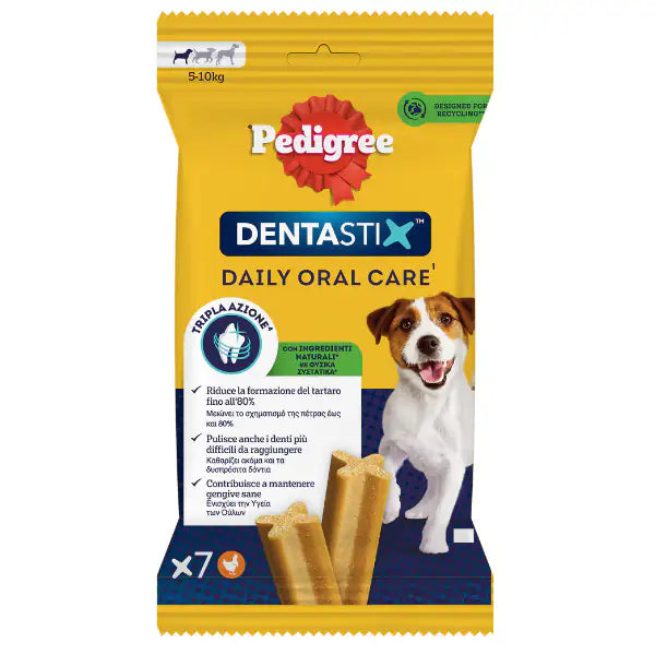 Pedigree Dentastix Mini snack per l'igiene orale  7 pezzi bauzaarit.myshopify.com
