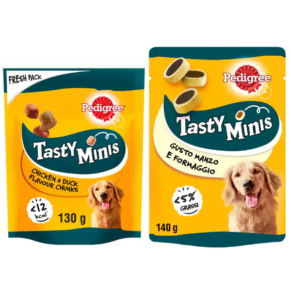 Pedigree Tasty Mini Bites snack per cani   bauzaarit.myshopify.com