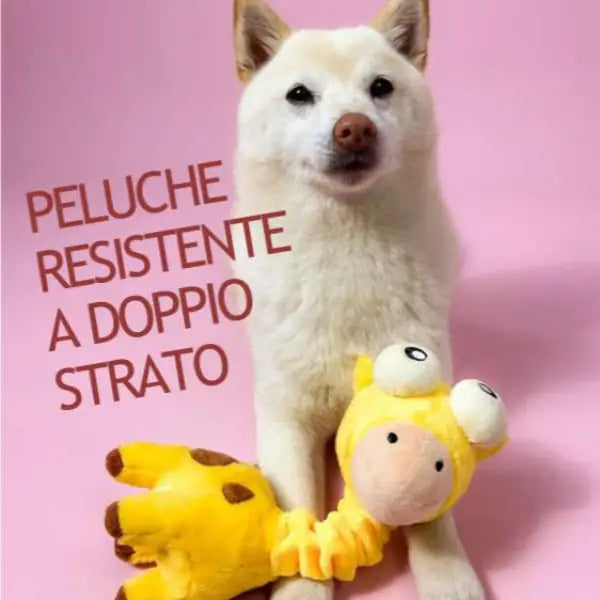 Peluche Neck Minnits con doppio Squeakers interno e collo elastico FuzzYard   bauzaarit.myshopify.com