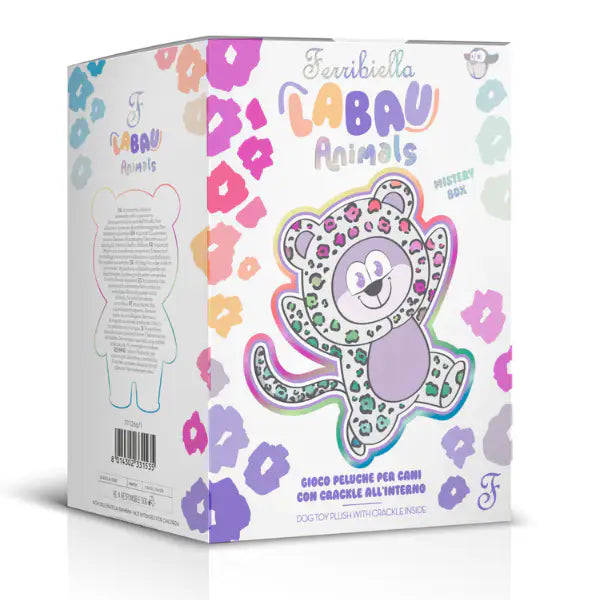 Peluche per cani con crackle interno Labau Secret Ferribiella  Animals Bauzaar.it