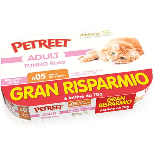 Petreet Natura Cat Maxi Scorta 6x70 gr  Tonno bauzaarit.myshopify.com