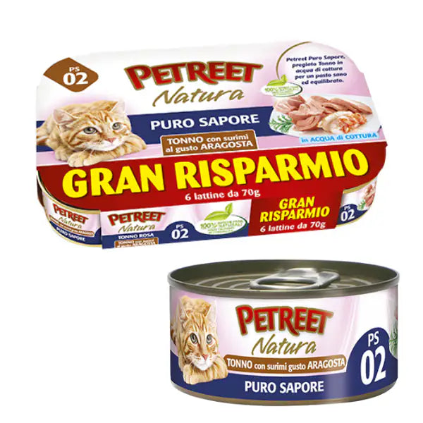 Petreet Natura Cat Maxi Scorta 6x70 gr  Tonno bauzaarit.myshopify.com