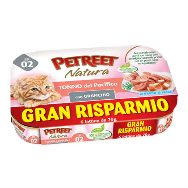 Petreet Natura Cat Maxi Scorta 6x70 gr  Tonno bauzaarit.myshopify.com