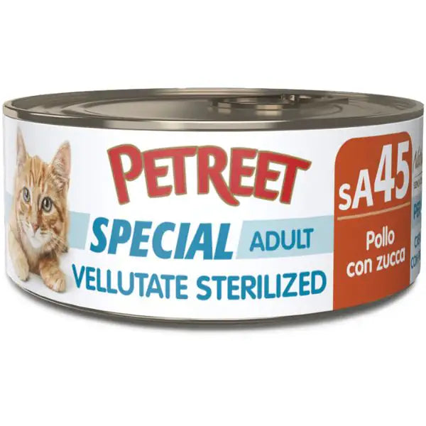 Petreet Vellutate Sterilised Cat 70 gr  Pollo con zucca bauzaarit.myshopify.com