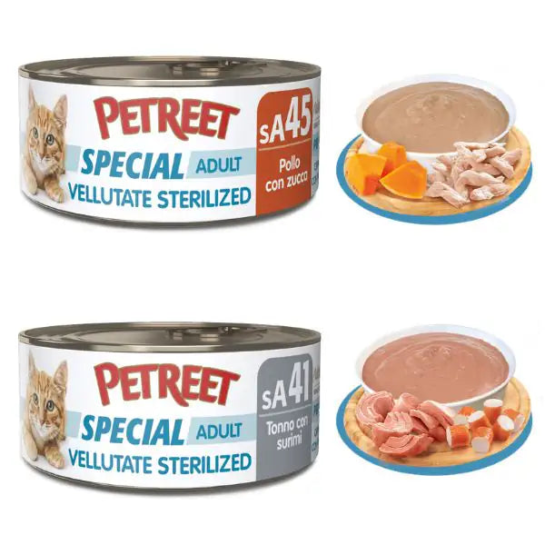 Petreet Vellutate Sterilised Cat 70 gr   bauzaarit.myshopify.com