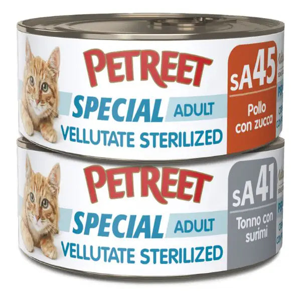 Petreet Vellutate Sterilised Cat 70 gr   bauzaarit.myshopify.com