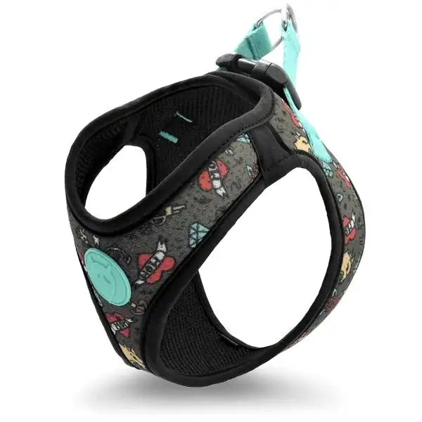 Pettorina Body Mash traspirante per cani in raso Intense Ink Tank Morso   bauzaarit.myshopify.com