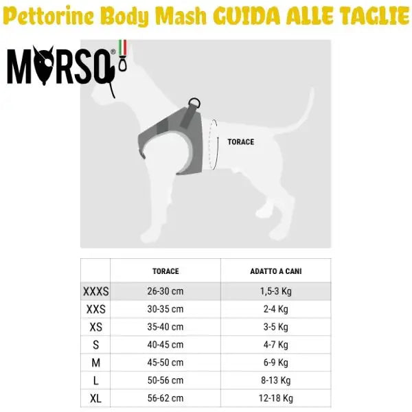 Pettorina Body Mash traspirante per cani in raso Intense Ink Tank Morso   bauzaarit.myshopify.com