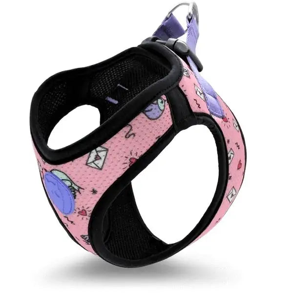 Pettorina Body Mash traspirante per cani in raso Intense Sweet Tweet Morso   bauzaarit.myshopify.com