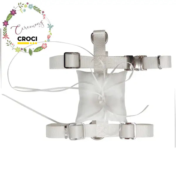 Pettorina ad H per cani con porta fedi da cerimonia Croci Ceremony   bauzaarit.myshopify.com
