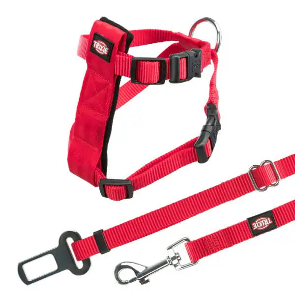 Pettorina con cintura per auto gatti Trixie  1 pezzo bauzaarit.myshopify.com