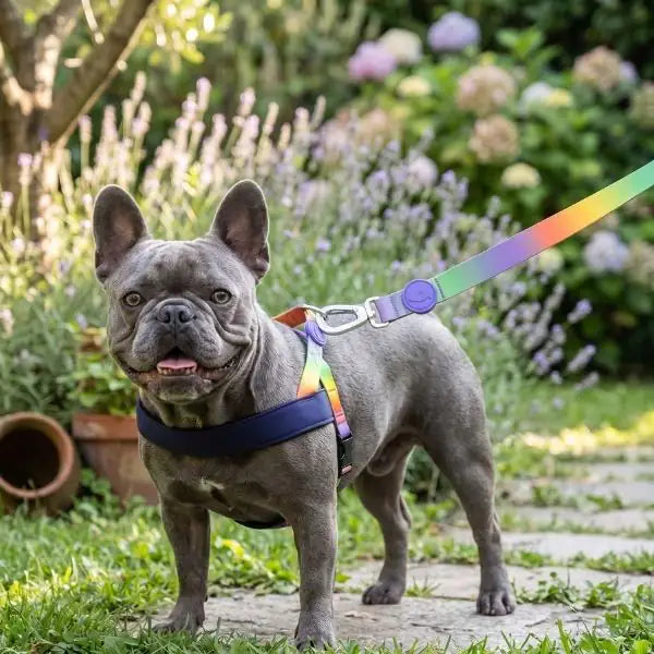 Pettorina norvegese regolabile per cani in raso Intense Spring Blossom Morso   bauzaarit.myshopify.com