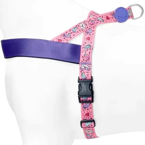 Pettorina norvegese regolabile per cani in raso Intense Sweet Tweet Morso   bauzaarit.myshopify.com