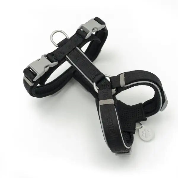 Pettorina per cani in nylon imbottita a 5 regolazioni Coralpina Cadore  Nero Taglia Small bauzaarit.myshopify.com