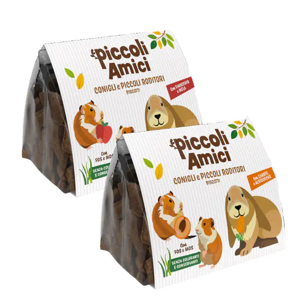 Piccoli Amici Biscotti per conigli e roditori 100 gr   bauzaarit.myshopify.com