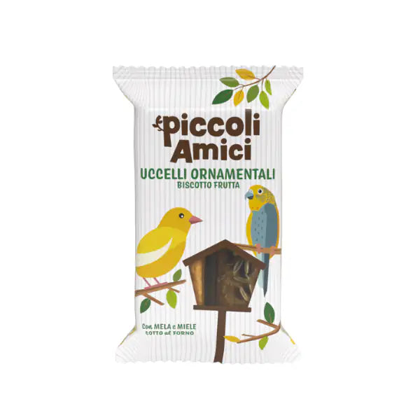 Piccoli Amici Biscotto per uccelli ornamentali 35 gr  Frutta bauzaarit.myshopify.com