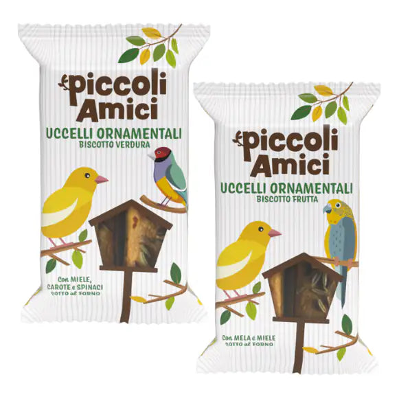 Piccoli Amici Biscotto per uccelli ornamentali 35 gr   bauzaarit.myshopify.com