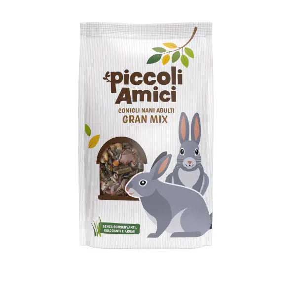 Piccoli Amici Gran Mix per Conigli Nani Adulti  2,5 kg bauzaarit.myshopify.com