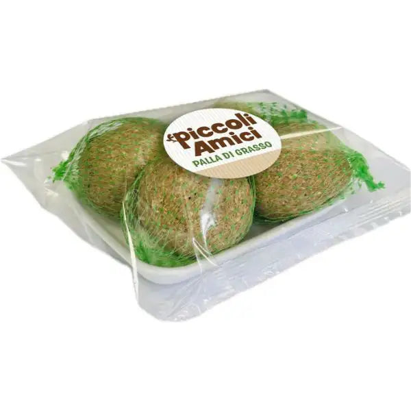 Piccoli Amici Palle di grasso per uccelli da giardino  4 palline da 90 gr bauzaarit.myshopify.com