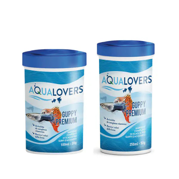 Premium Aqualovers Mangime completo per Guppy d'acquario in scaglie adatto per avannotti   bauzaarit.myshopify.com