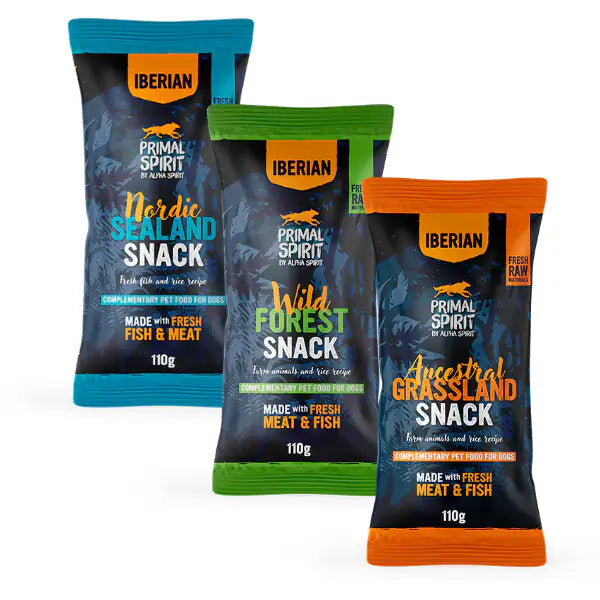 Primal Spirit by Alpha Spirit snack per cani 110 gr   bauzaarit.myshopify.com