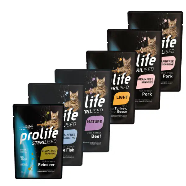 Prolife Cat Sterilised Bustine 85 gr   bauzaarit.myshopify.com