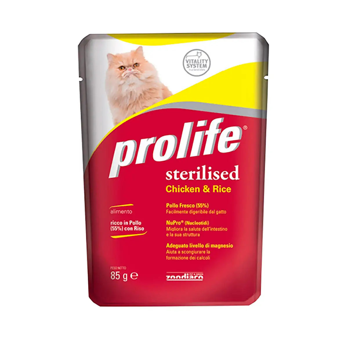 Prolife Cat Sterilised Bustine 85 gr   bauzaarit.myshopify.com