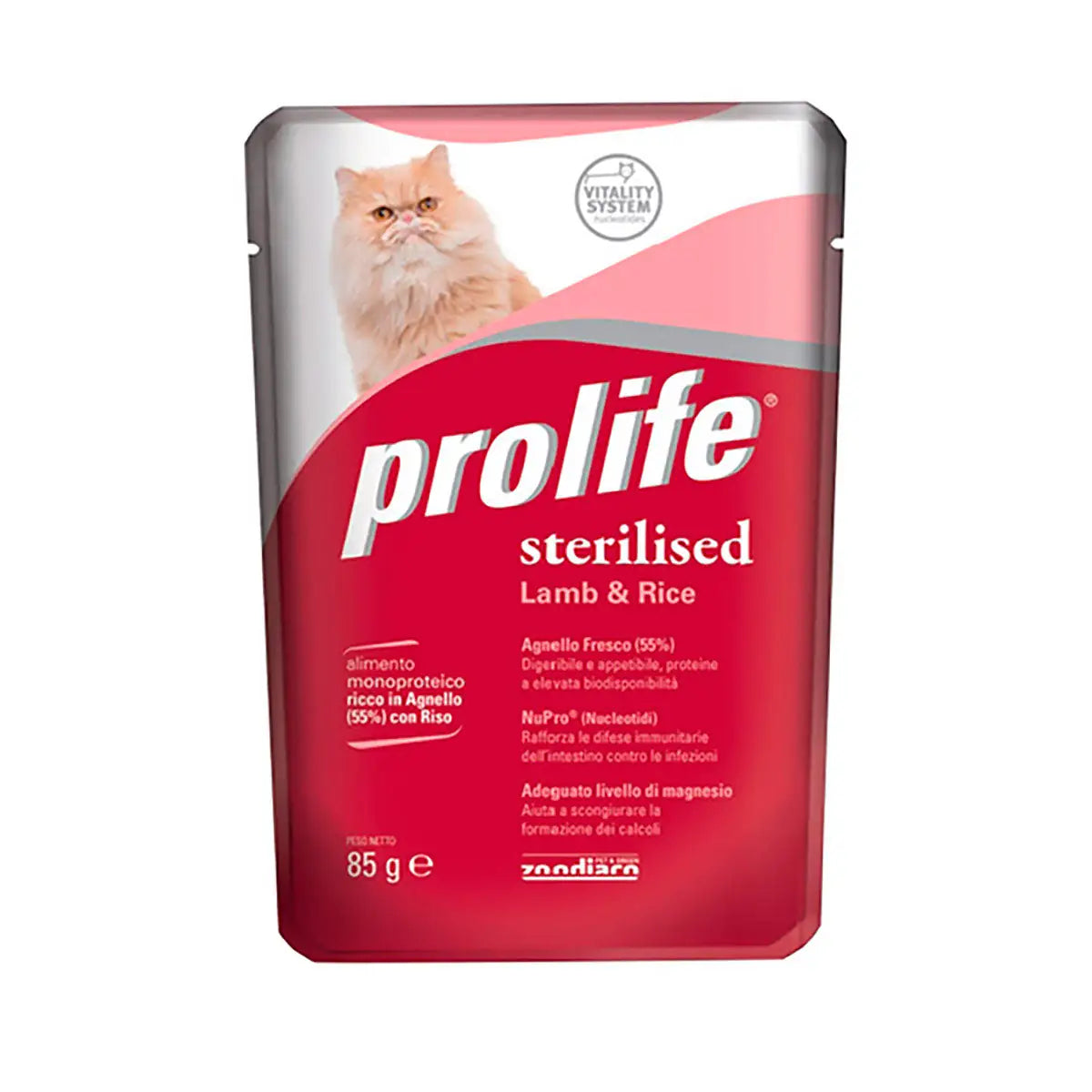 Prolife Cat Sterilised Bustine 85 gr   bauzaarit.myshopify.com